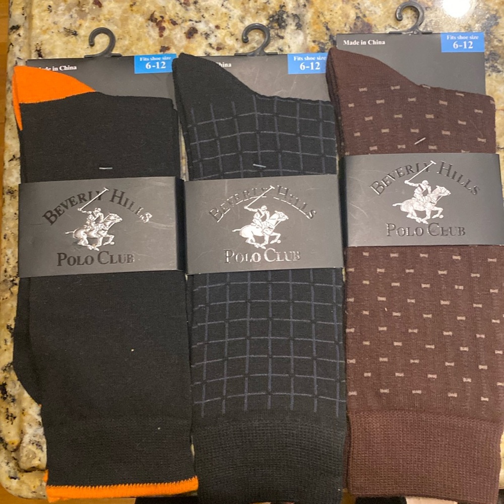 NWT 3 pair of men’s Polo pair of socks.
